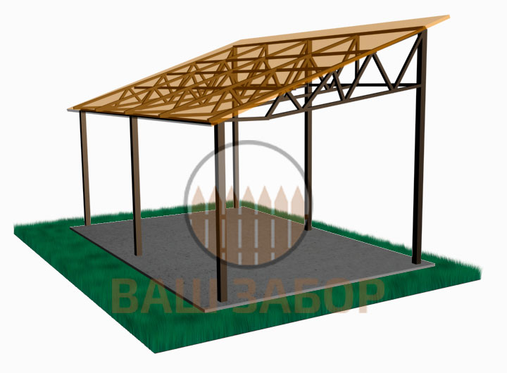 Модель навеса №8