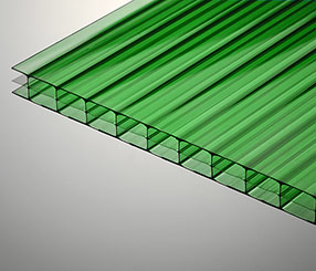 Поликарбонат для навеса зеленый